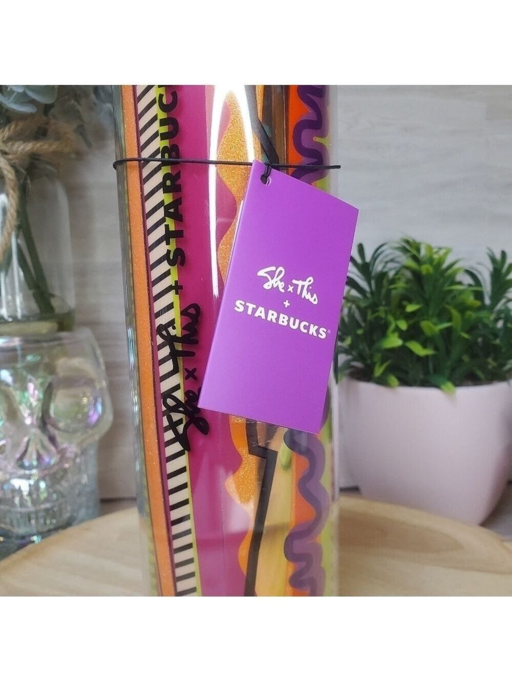 Starbucks X Shae Anthony 2024 Neon Multicolor Hot Cup Tumbler - Picture 5 of 10